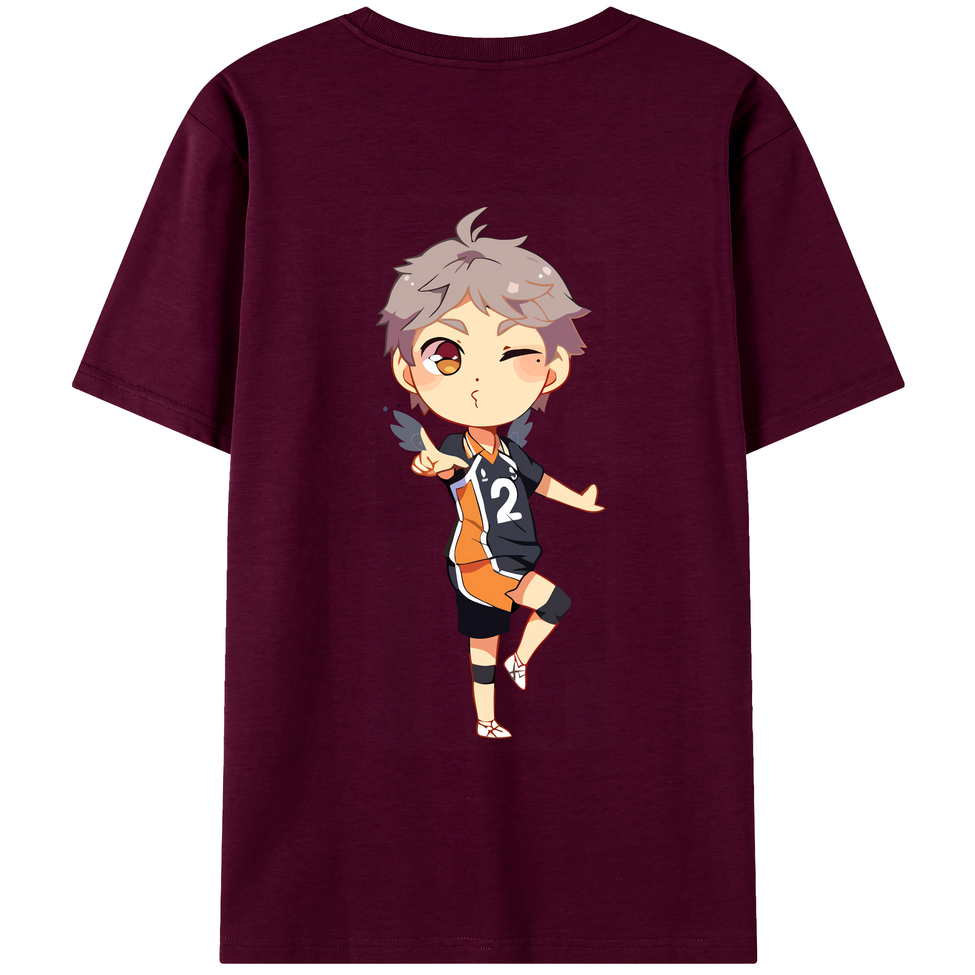 （画像用） ハイキュー!! Haikyu!! レディース半袖Tシャツ(バックプリント)